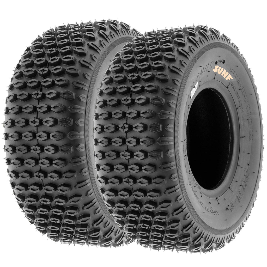 Set of 2 Off-Road Tires 19x7-8 6PR Knobby Tread L298961