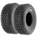 Set of 2 Off-Road Tires 19x7-8 6PR Knobby Tread L298961
