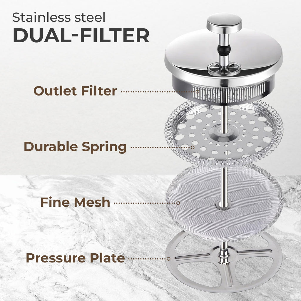 Glass French Press Coffee Maker 27oz F159