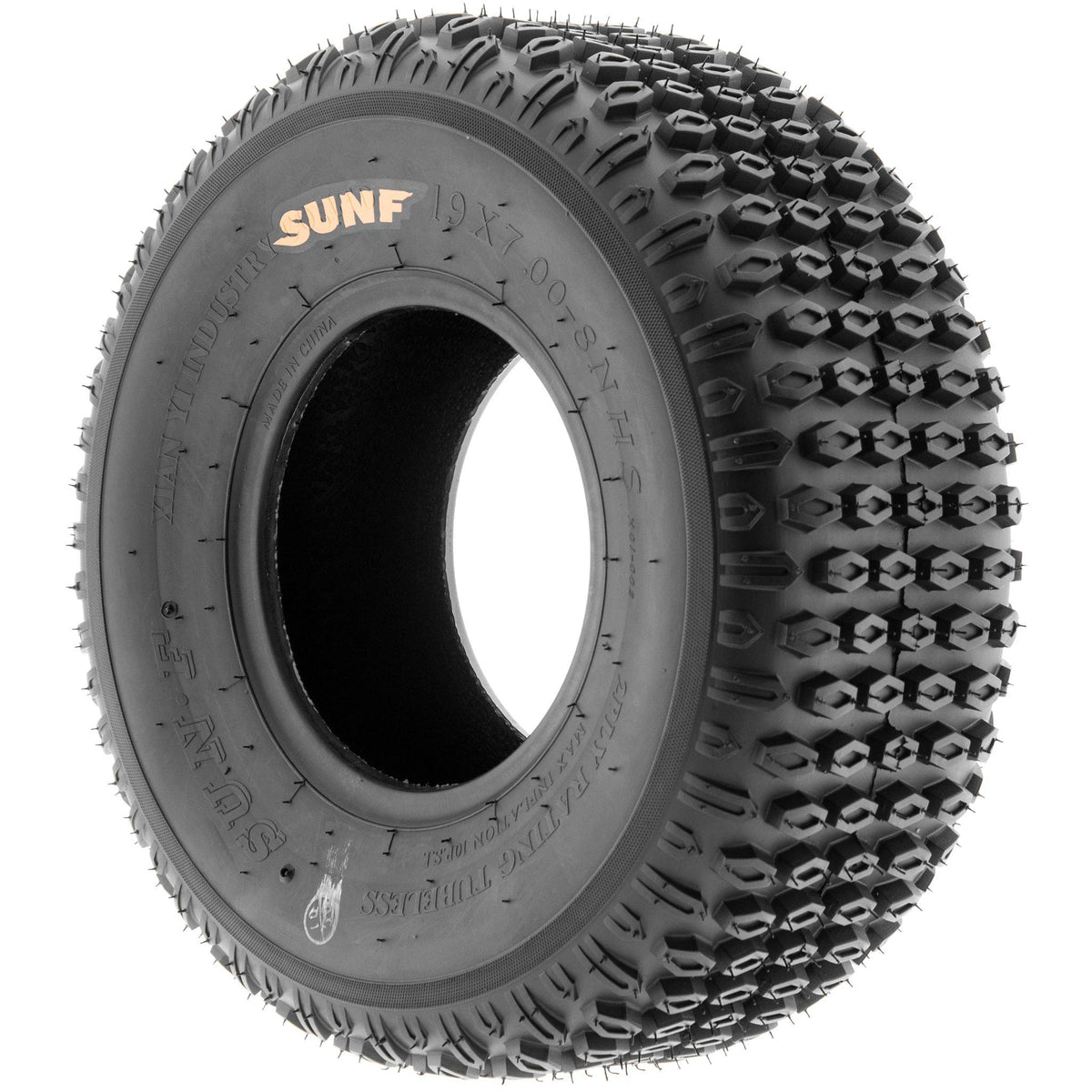 Set of 2 Off-Road Tires 19x7-8 6PR Knobby Tread L298961