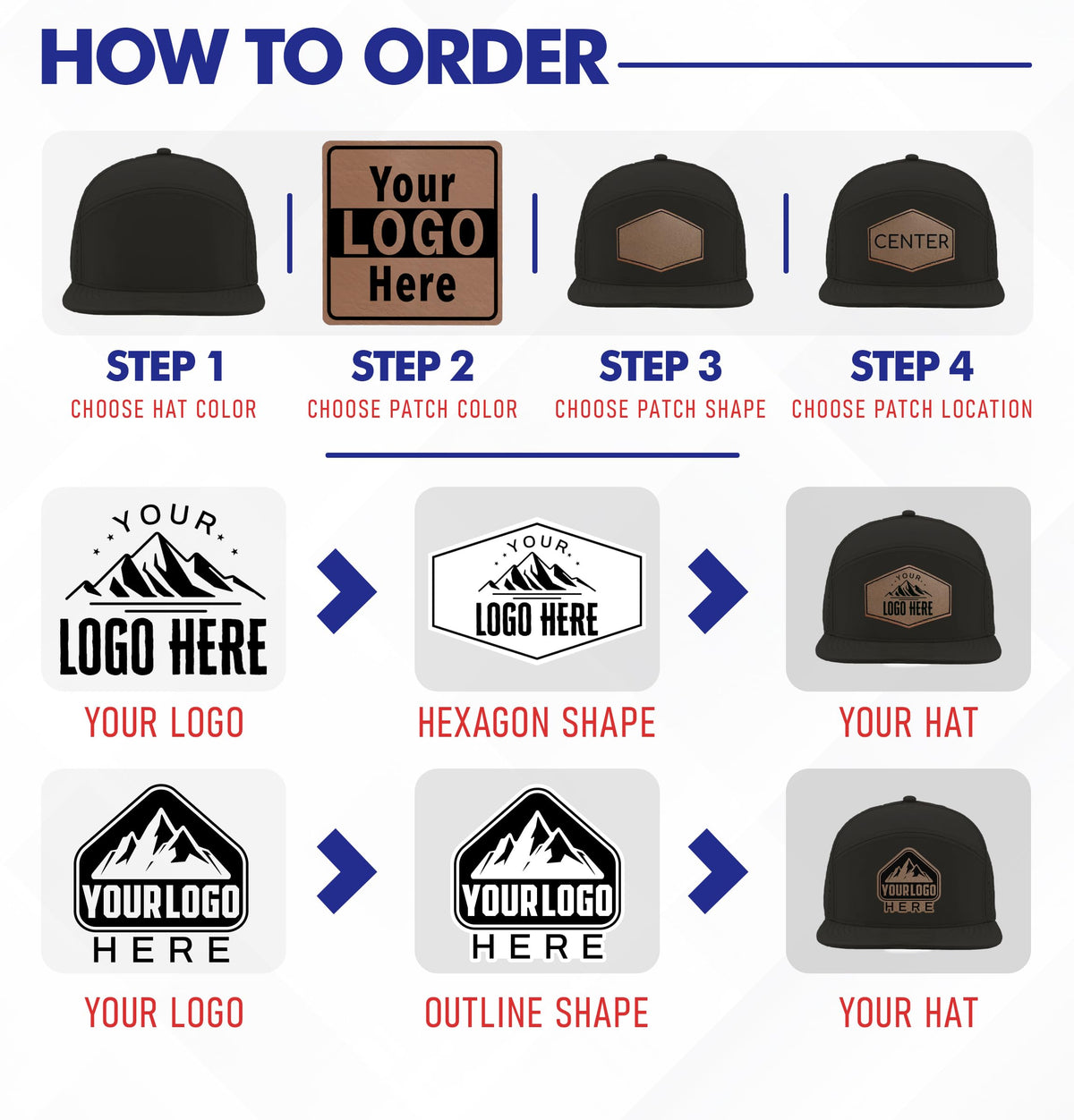 Custom Logo Patch Baseball Cap C364