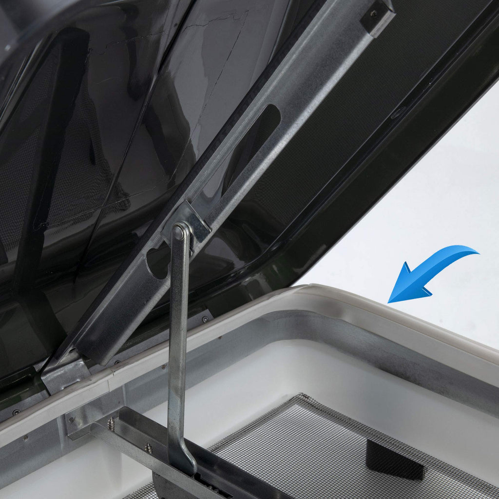 White Vinyl RV Roof Vent Seal 1 Pack T544