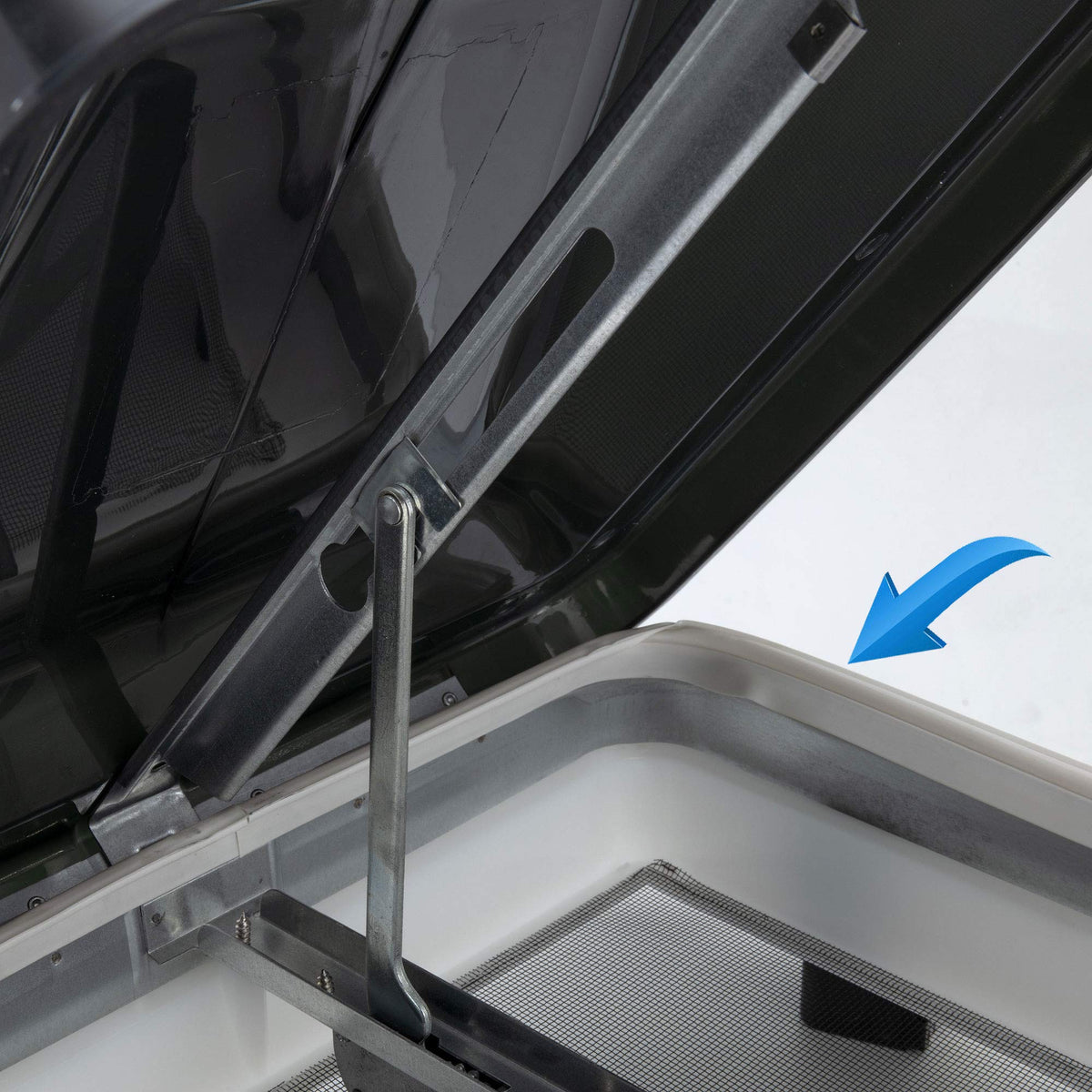 White Vinyl RV Roof Vent Seal 1 Pack T544