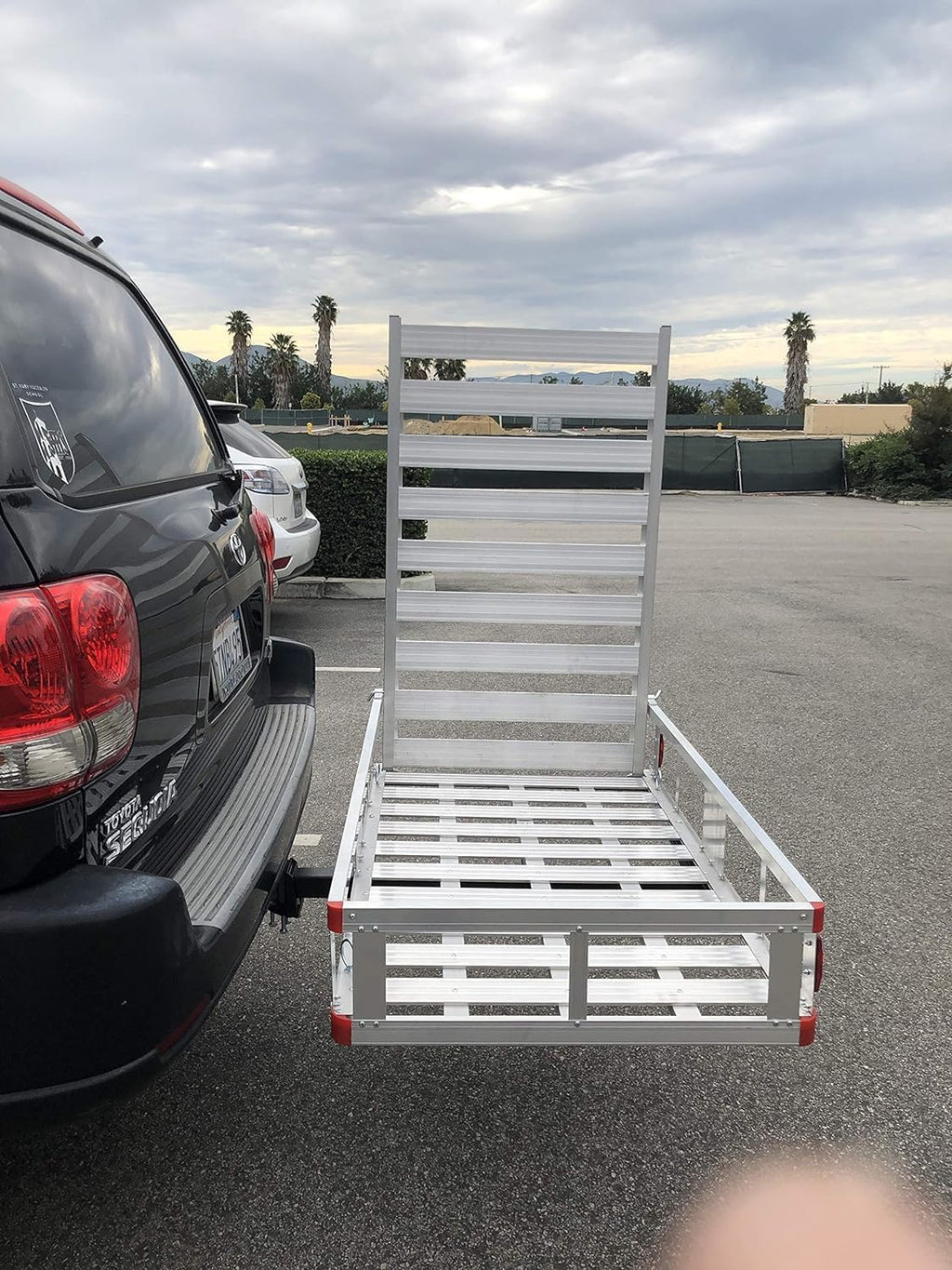 Aluminum Hitch Mount Wheelchair Carrier with 47" Ramp M233
