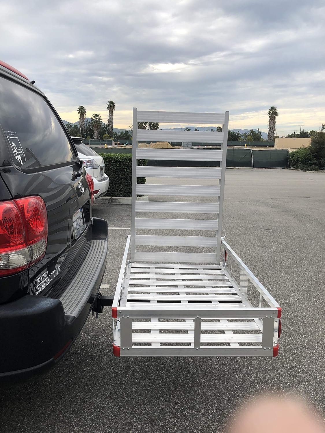 Aluminum Hitch Mount Wheelchair Carrier with 47" Ramp M233