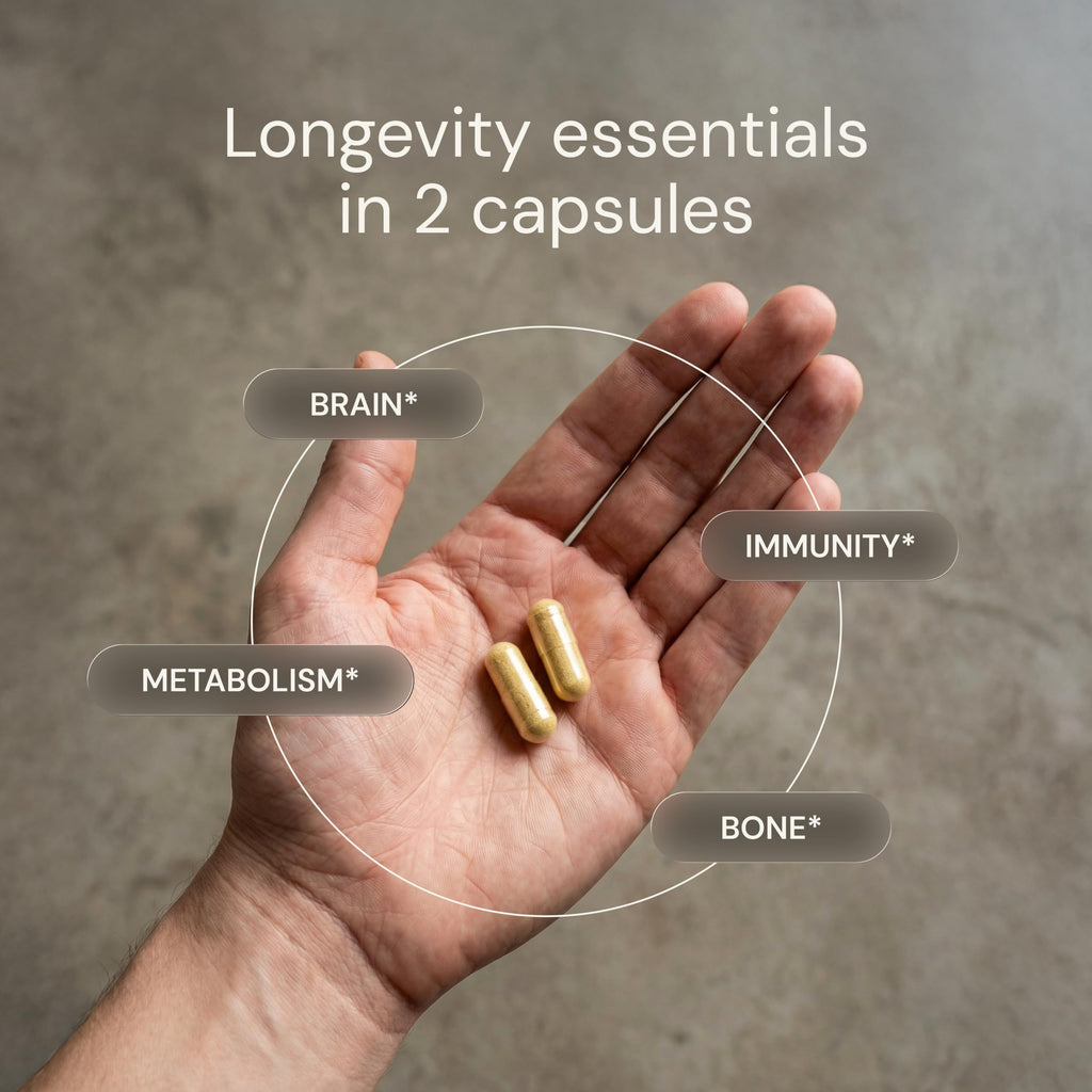 Daily Multivitamin Multimineral Antioxidant Supplement with Calcium Vitamin B1 Vitamin D Zinc Vegan Non GMO 30 Servings S66797