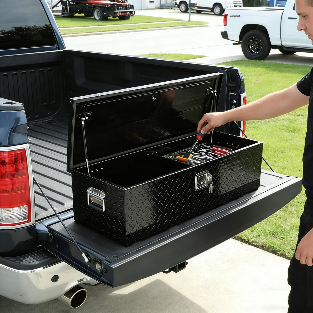 39" Aluminum Lockable Truck Tool Box O39696