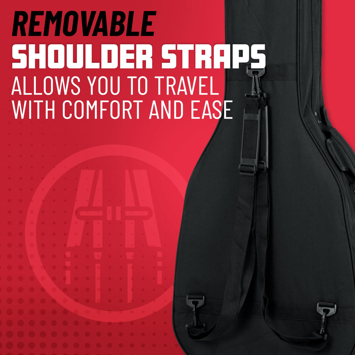 Lightweight Polyfoam Guitar Case C748875