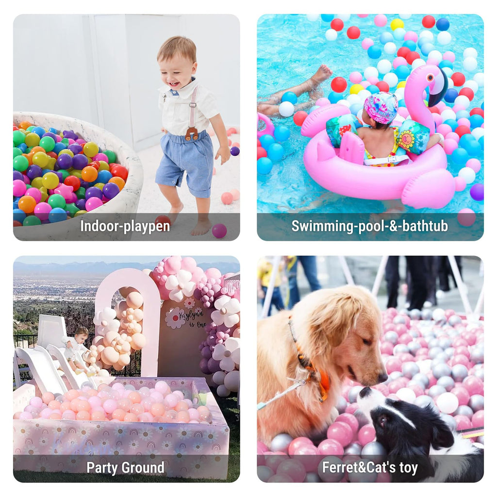Crush Proof Plastic Ball Pit Balls F5804