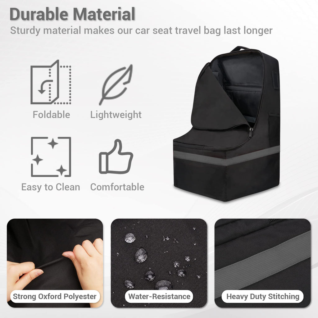 Padded Gray Car Seat Travel Bag R733692