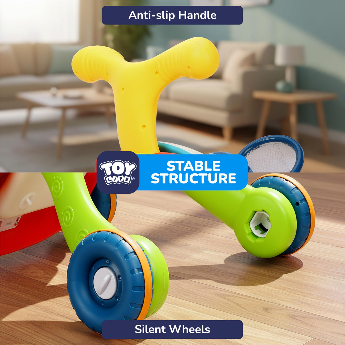 3-in-1 Baby Push Walker & Activity Center K530535