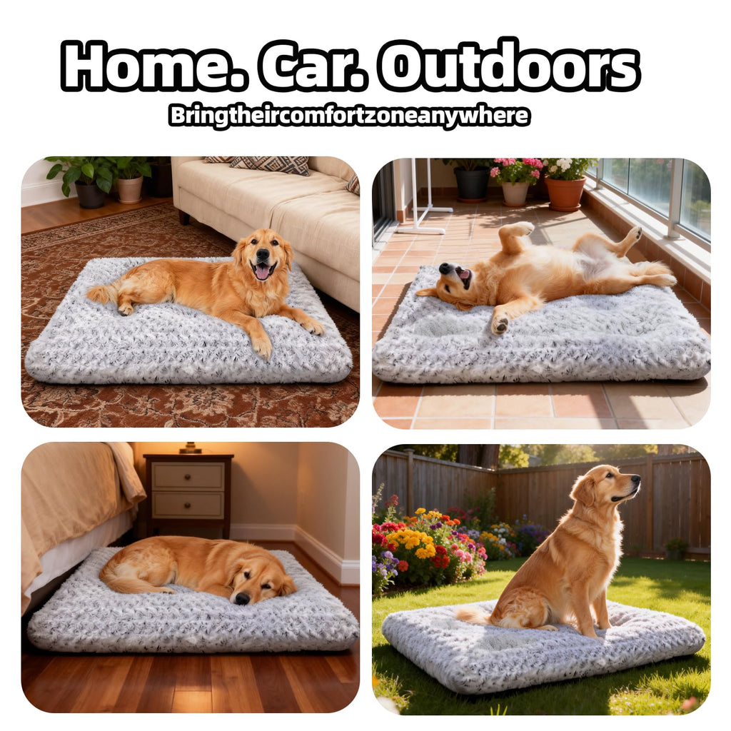 Large Washable Plush Dog Bed X912