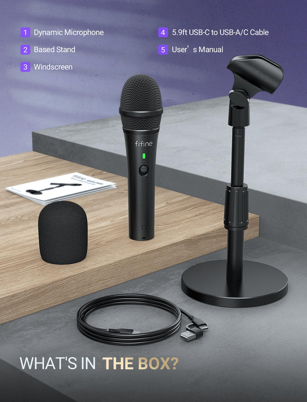 USB/XLR Dynamic Microphone N560032