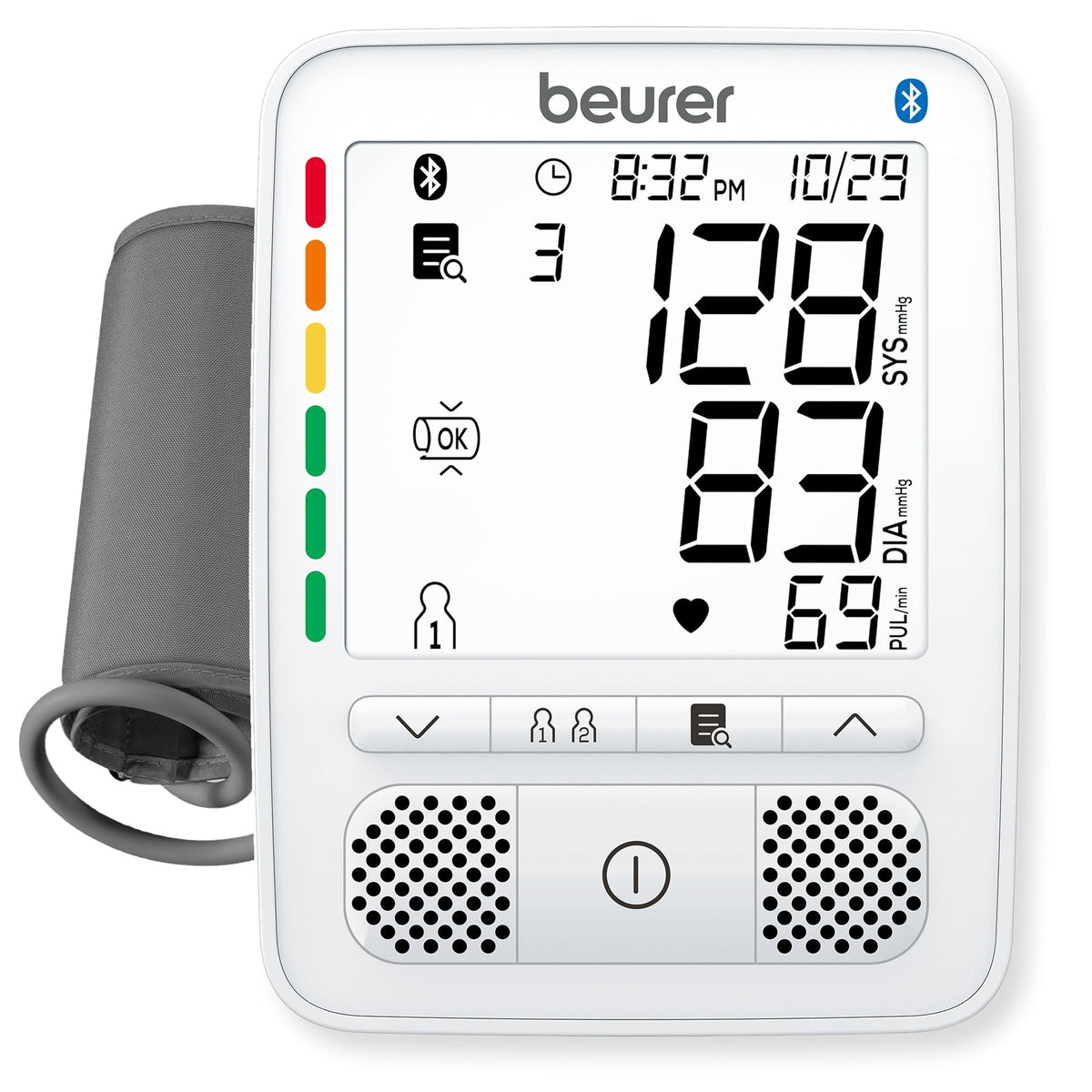 Upper Arm Blood Pressure Monitor with Bluetooth and Talking Function P5212