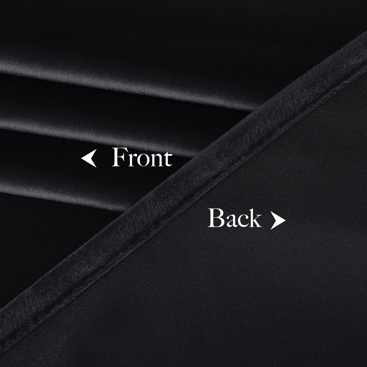 Black Out Velvet Curtains 108 inches Long N354