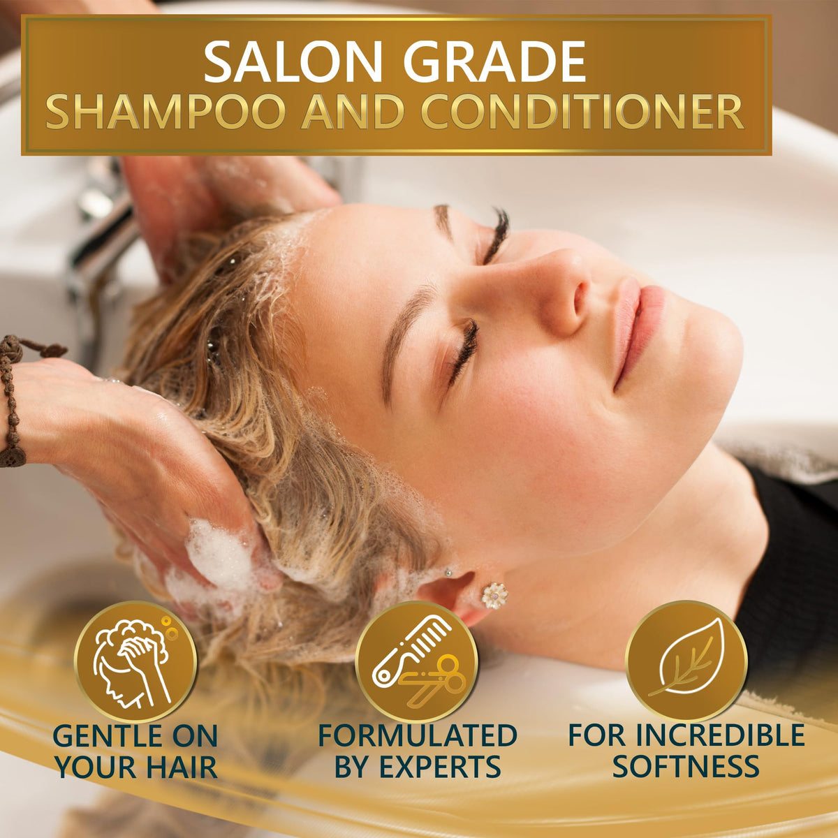 Sulfate Free Coconut Shampoo and Conditioner Set K6907