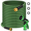 100FT Non-Expandable Kink-Free Garden Hose with Spray Nozzle B4516