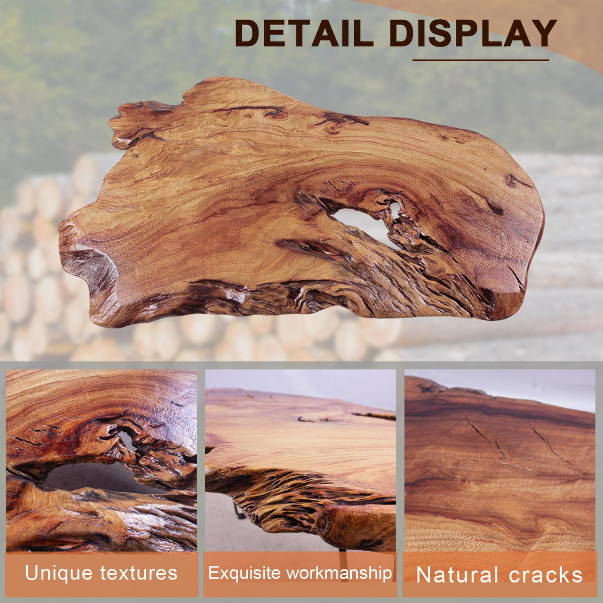 Wood Coffee Table F54433