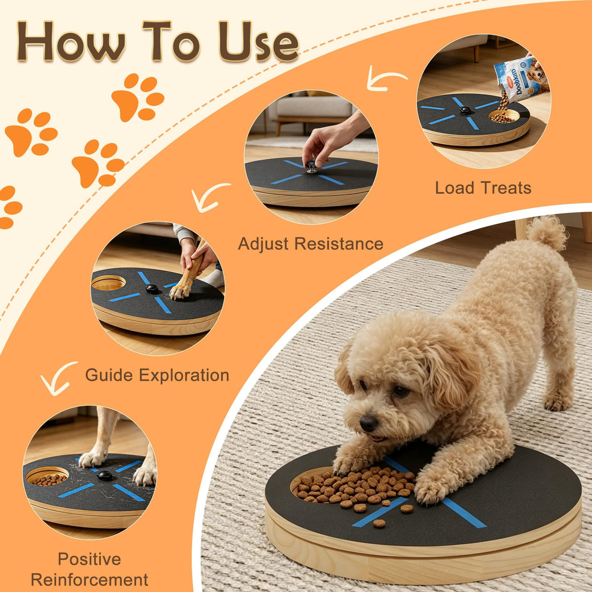 Dog Nail Scratcher Board with Treat Box W828759