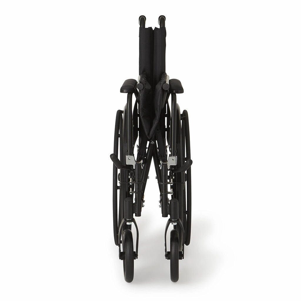 Lightweight Wheelchair with Swing-Back Desk-Length Arms and Elevating Leg Rests Y731