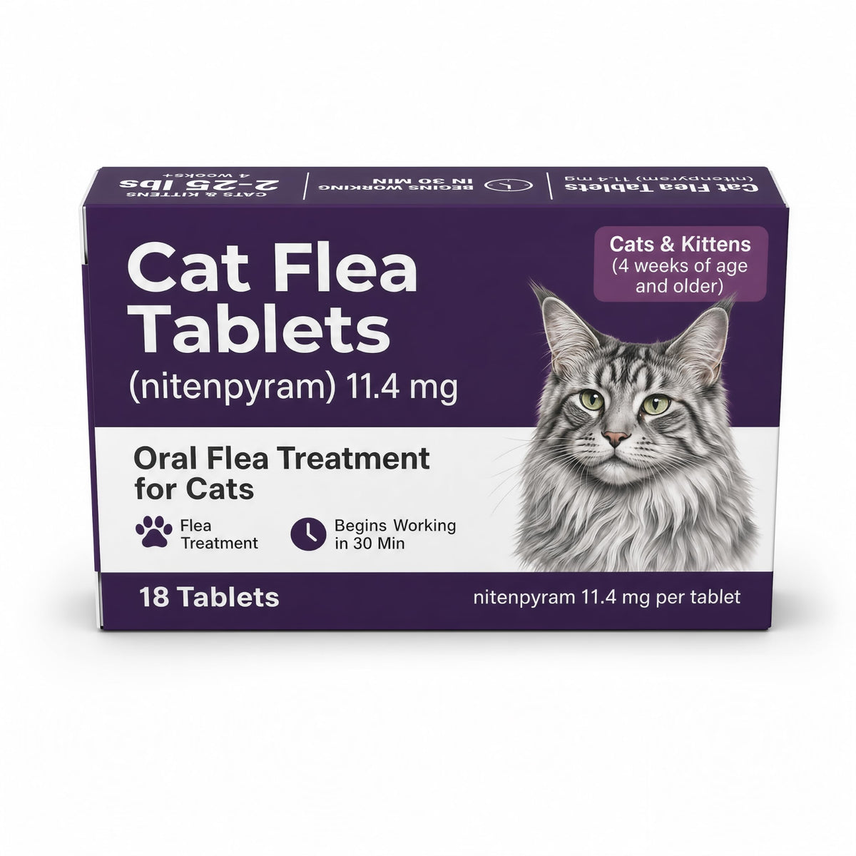 Flea Treatment Tablets 11.4 mg 18 Count J43856