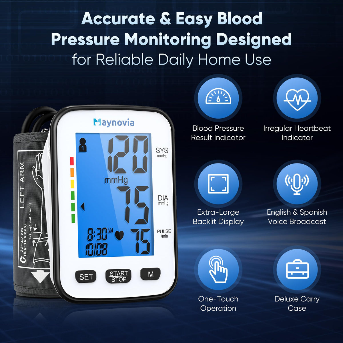 Upper Arm Blood Pressure Monitor E7394