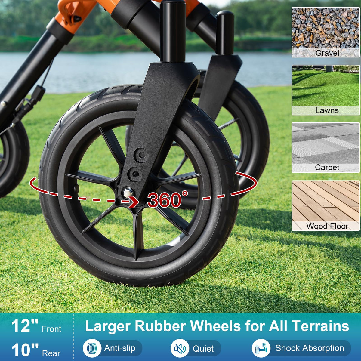 Tall Foldable Walker with Seat L471