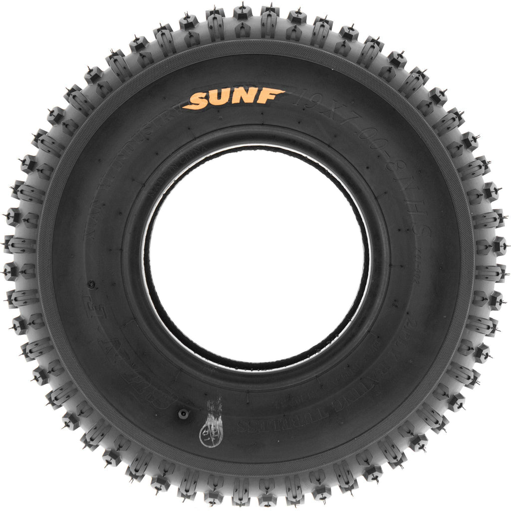 Set of 2 Off-Road Tires 19x7-8 6PR Knobby Tread L298961