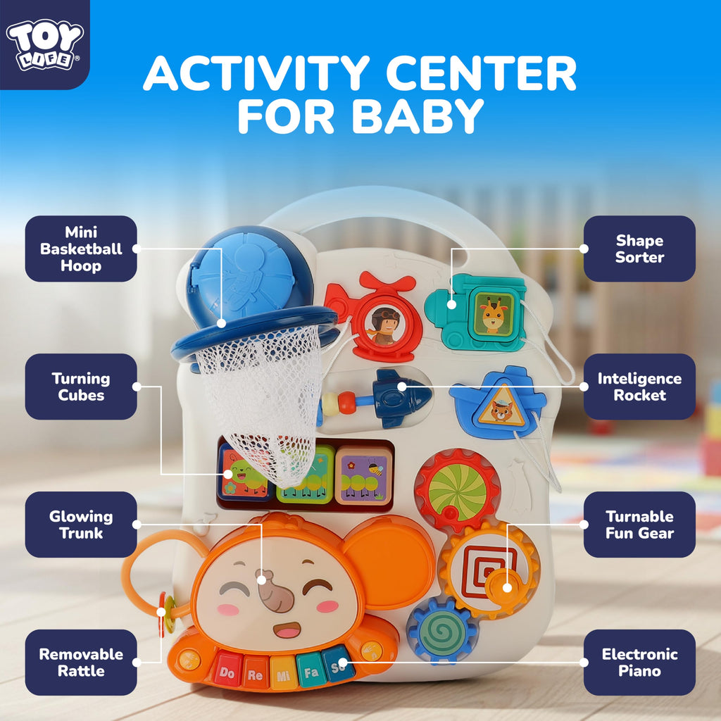 3-in-1 Baby Push Walker & Activity Center K530535