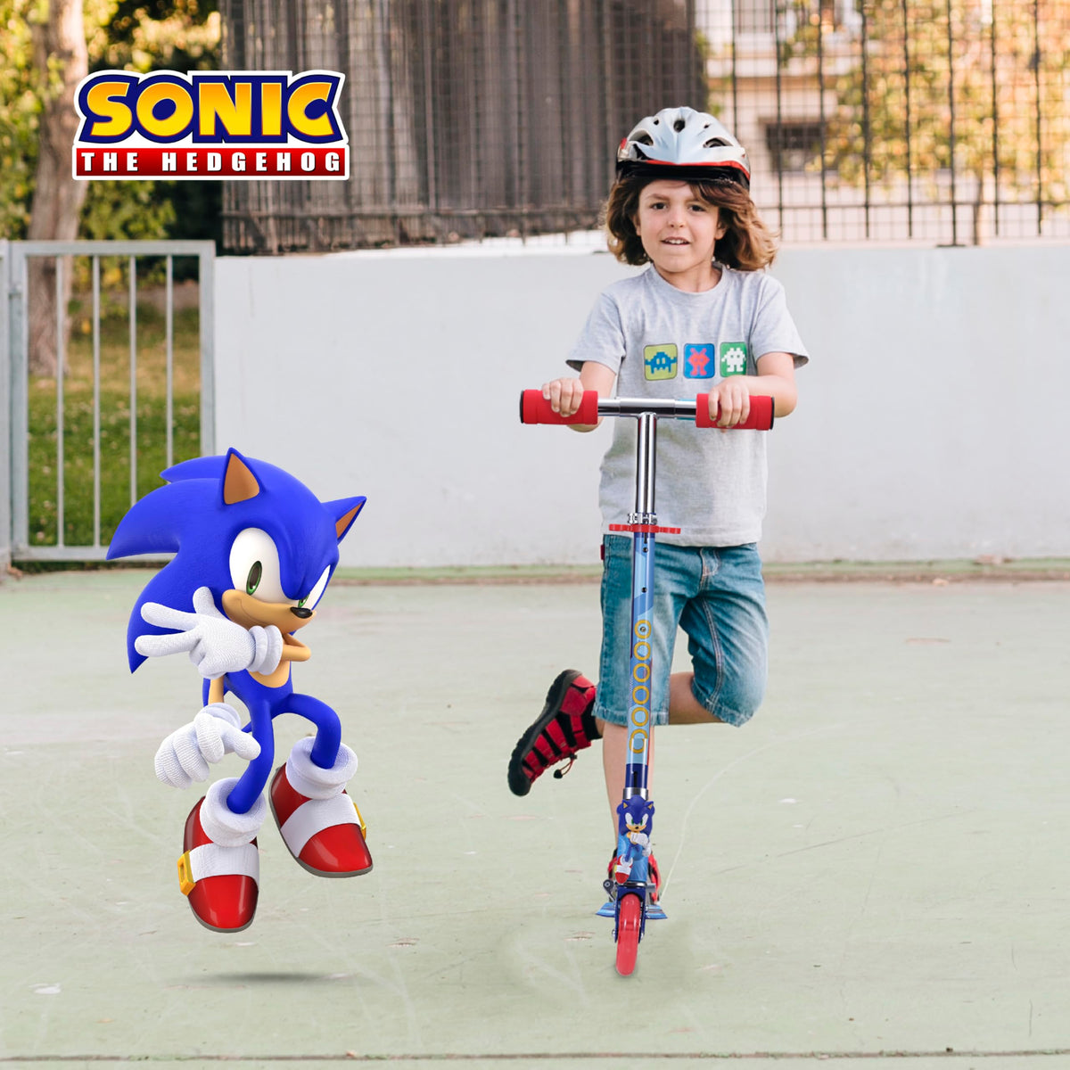 2 Wheel Foldable Kids Kick Scooter with LED Wheels W573496