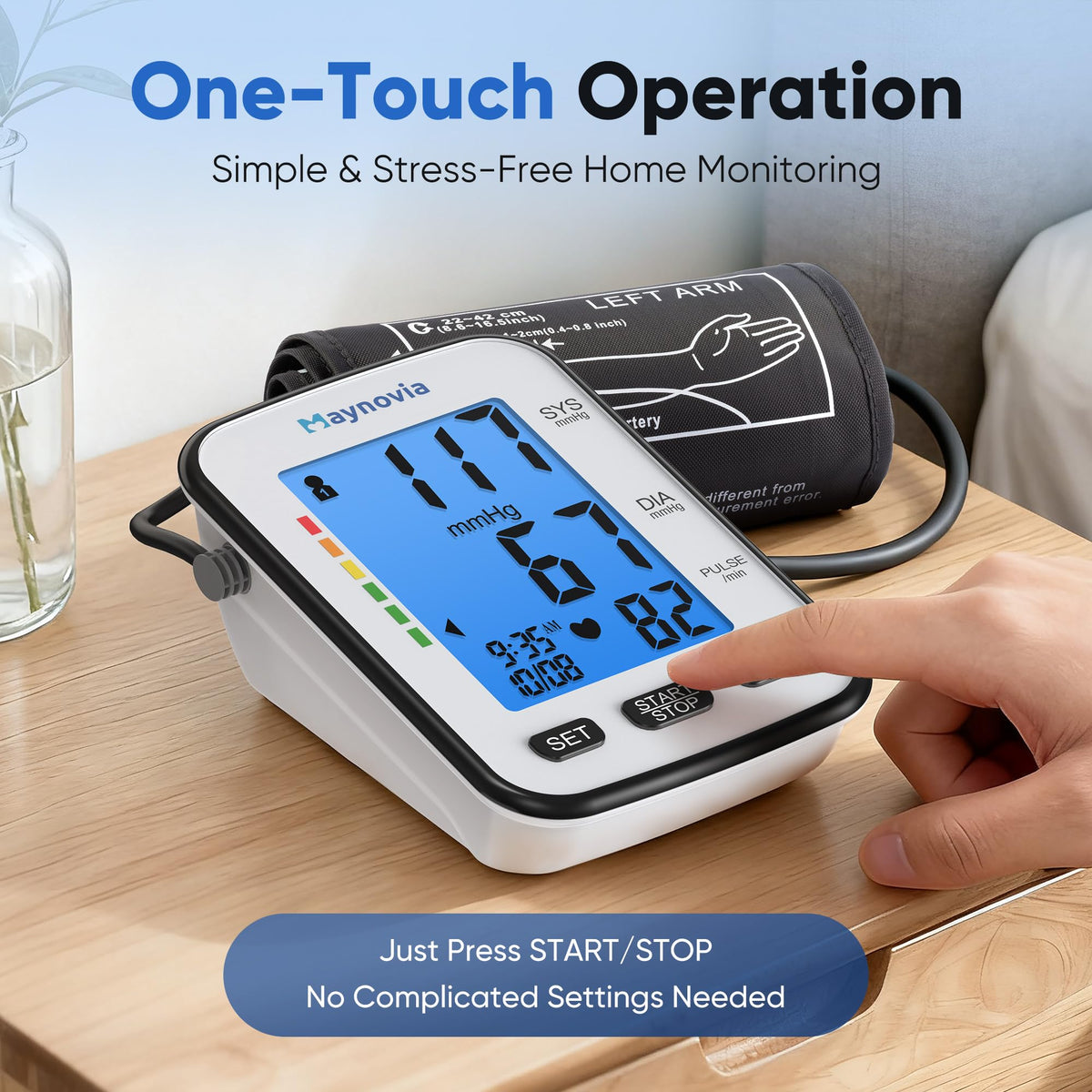 Upper Arm Blood Pressure Monitor E7394