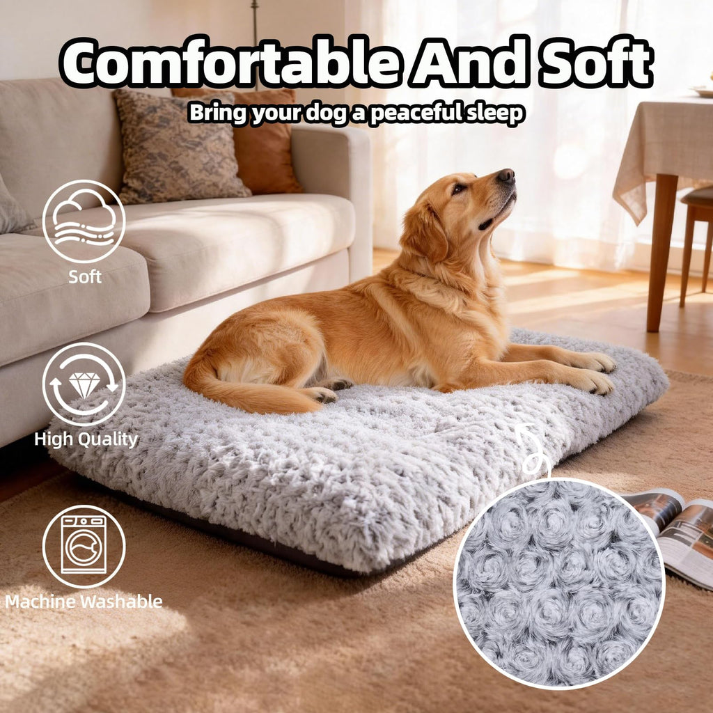 Large Washable Plush Dog Bed X912