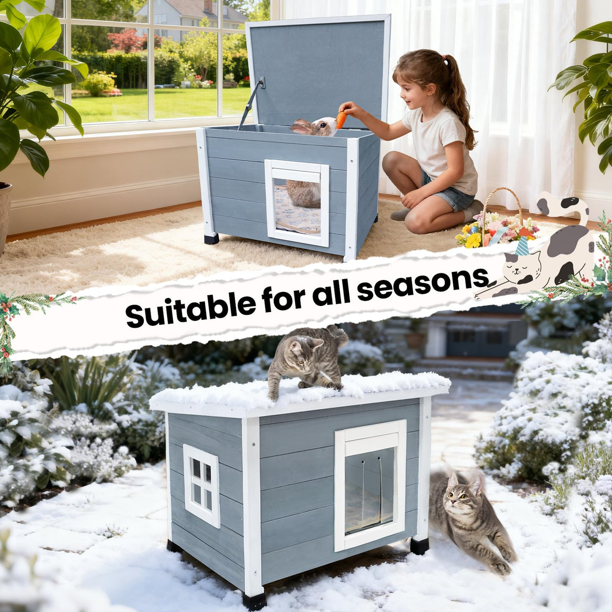 Wooden Pet House C496