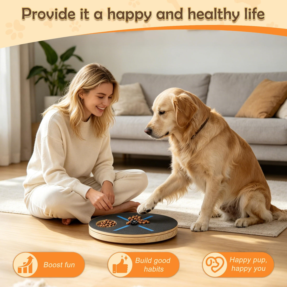 Dog Nail Scratcher Board with Treat Box W828759
