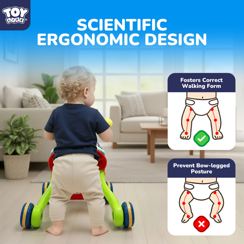 3-in-1 Baby Push Walker & Activity Center K530535