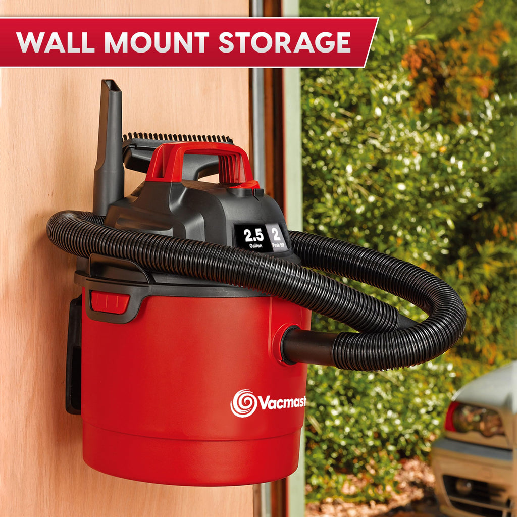2.5-Gal Wall Mount Wet/Dry Vacuum B33249